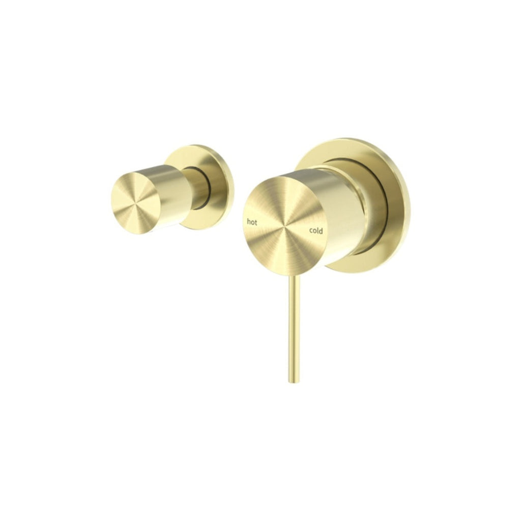Nero Mecca Shower Mixer With Horizontal 2 Way Divertor - Brushed Gold - NR221911uBG