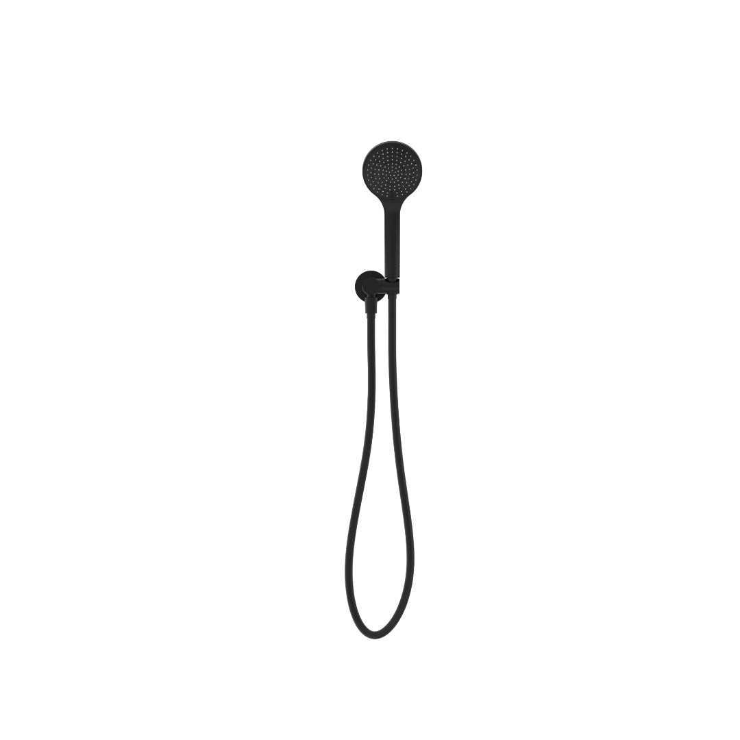 Nero Mecca Shower On Bracket With Air Shower - Matte Black - NR221905MB