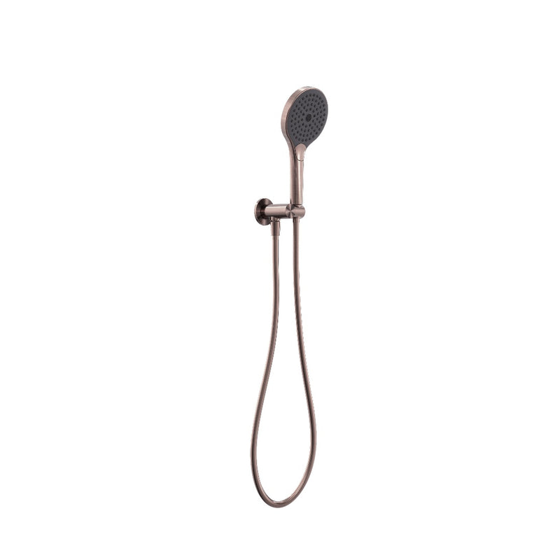 Nero Mecca Shower On Bracket With Air Shower II - Brushed Bronze