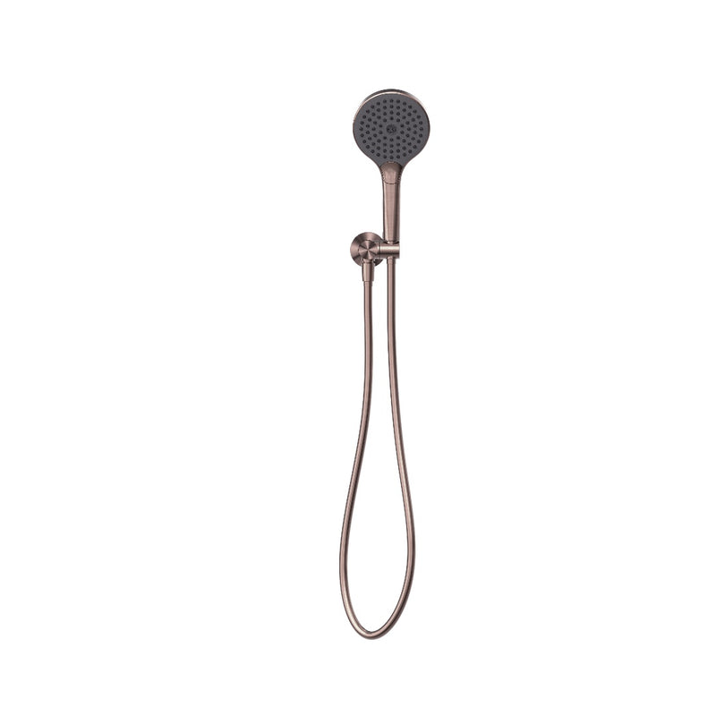 Nero Mecca Shower On Bracket With Air Shower II - Brushed Bronze