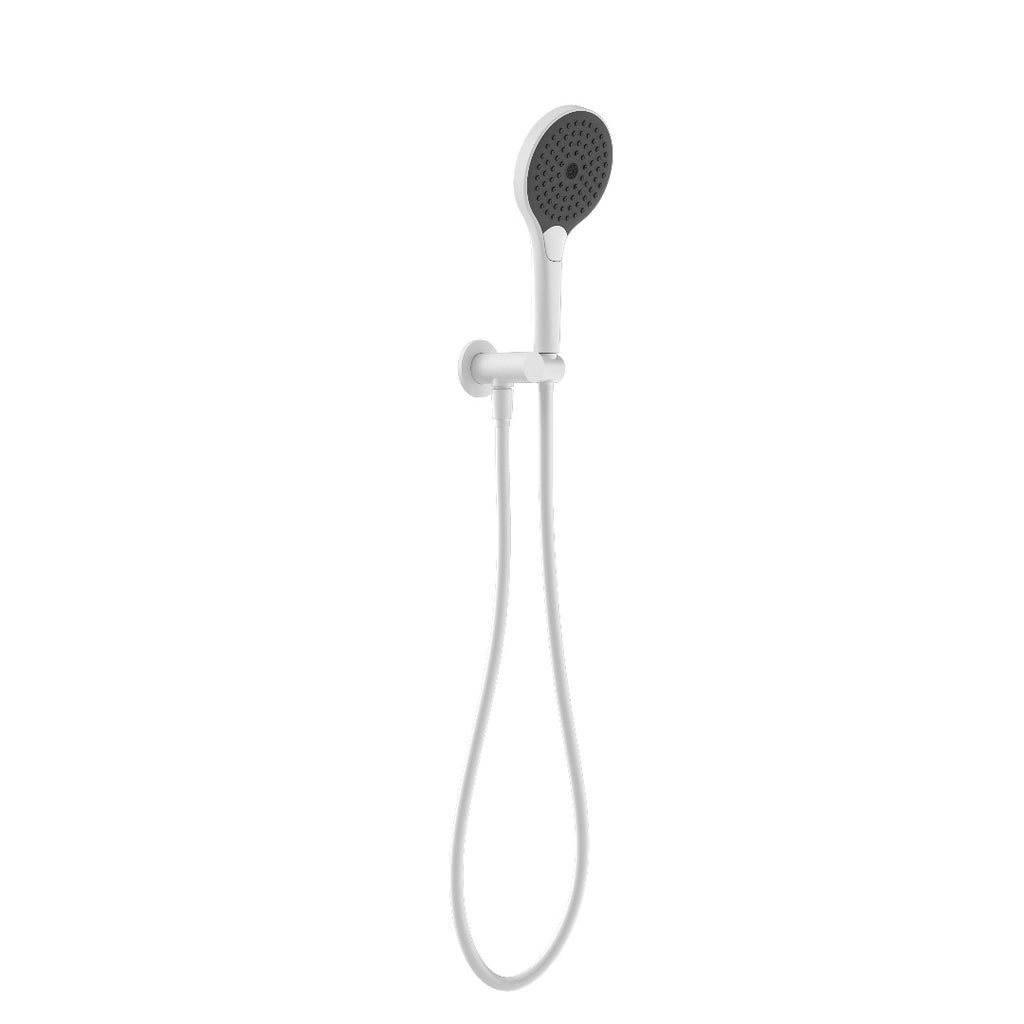 Nero Mecca Shower On Bracket With Air Shower II - Matte White - NR221905FMW