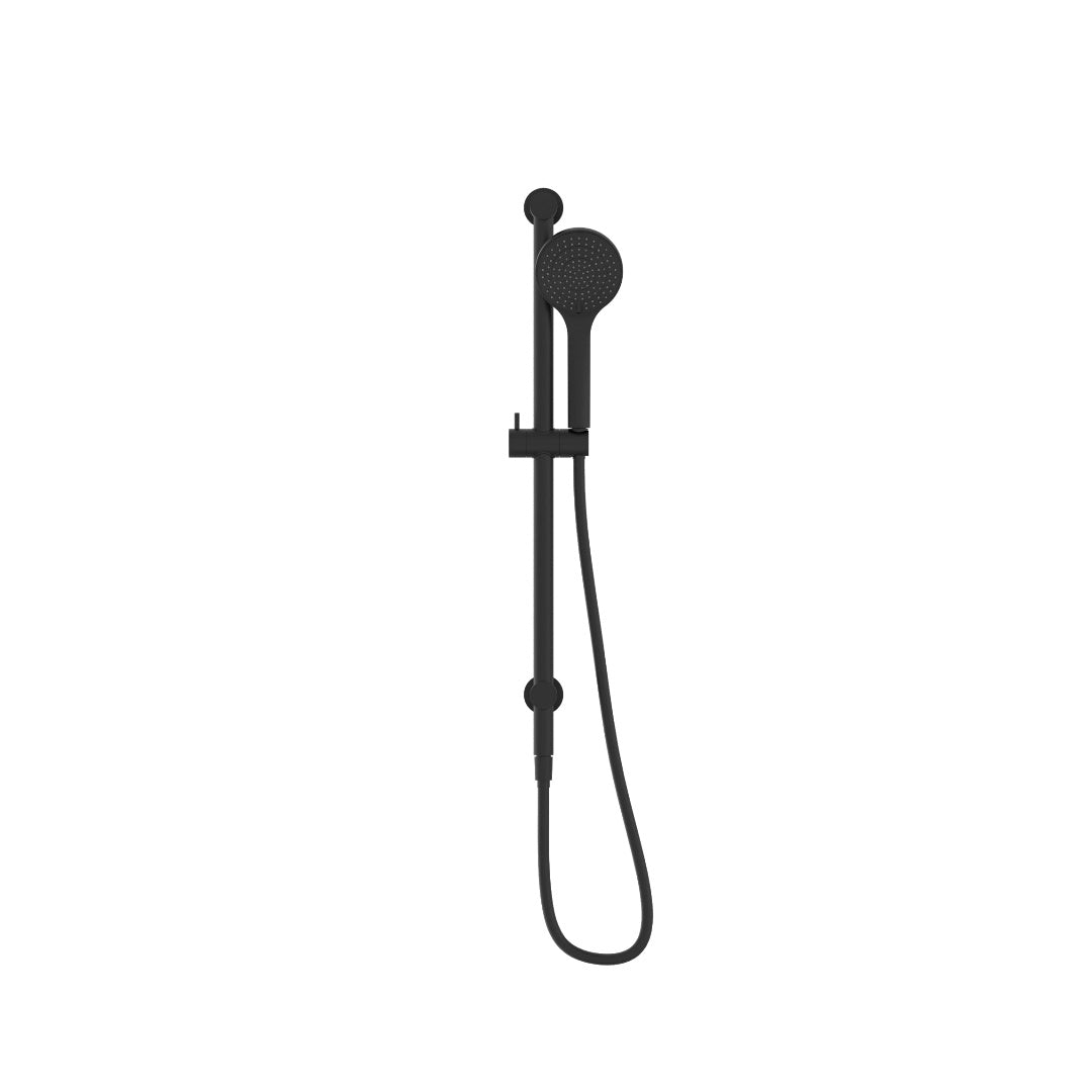 Nero Mecca Shower Rail With Air Shower - Matte Black - NR221905aMB