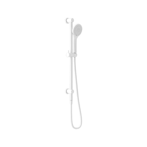 Nero Mecca Shower Rail With Air Shower - Matte White