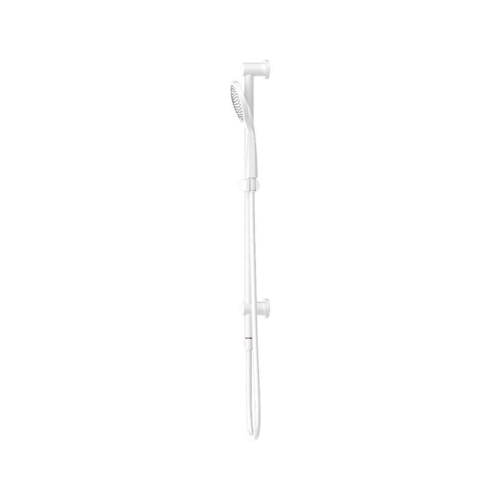 Nero Mecca Shower Rail With Air Shower - Matte White - NR221905aMW
