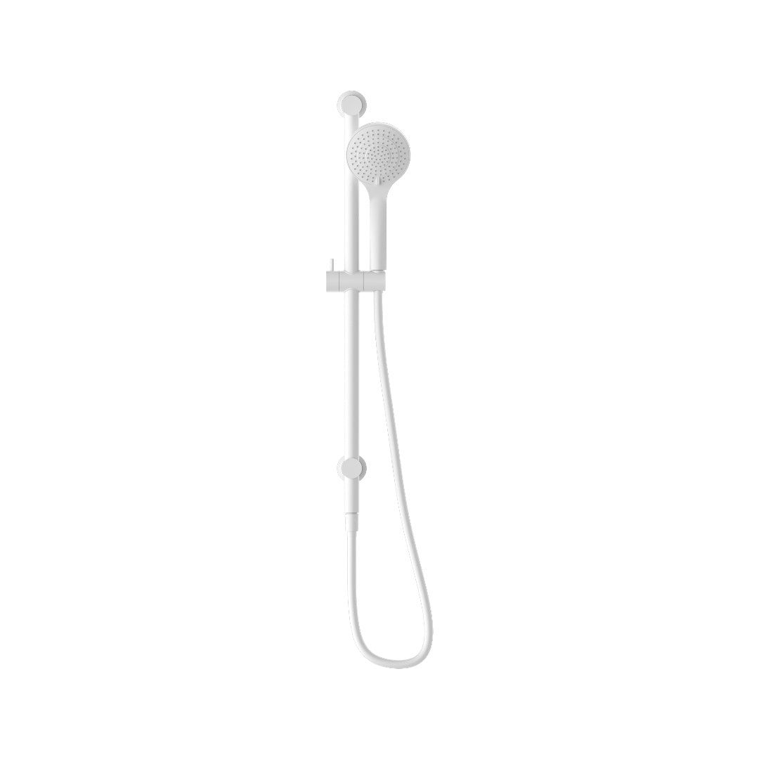 Nero Mecca Shower Rail With Air Shower - Matte White - NR221905aMW