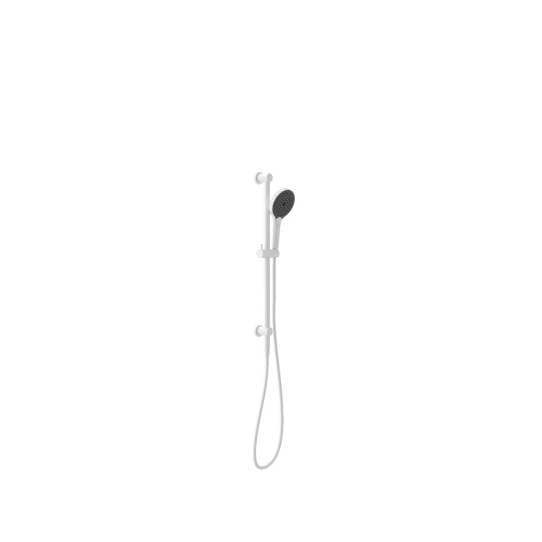 Nero Mecca Shower Rail With Air Shower II - Matte White - NR221905GMW