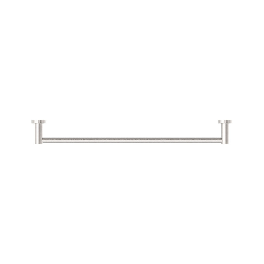 Nero Mecca Single Towel Rail 800mm - Brushed Nickel - NR1930BN