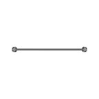 Nero Mecca Single Towel Rail 800mm - Gun Metal - NR1930GM