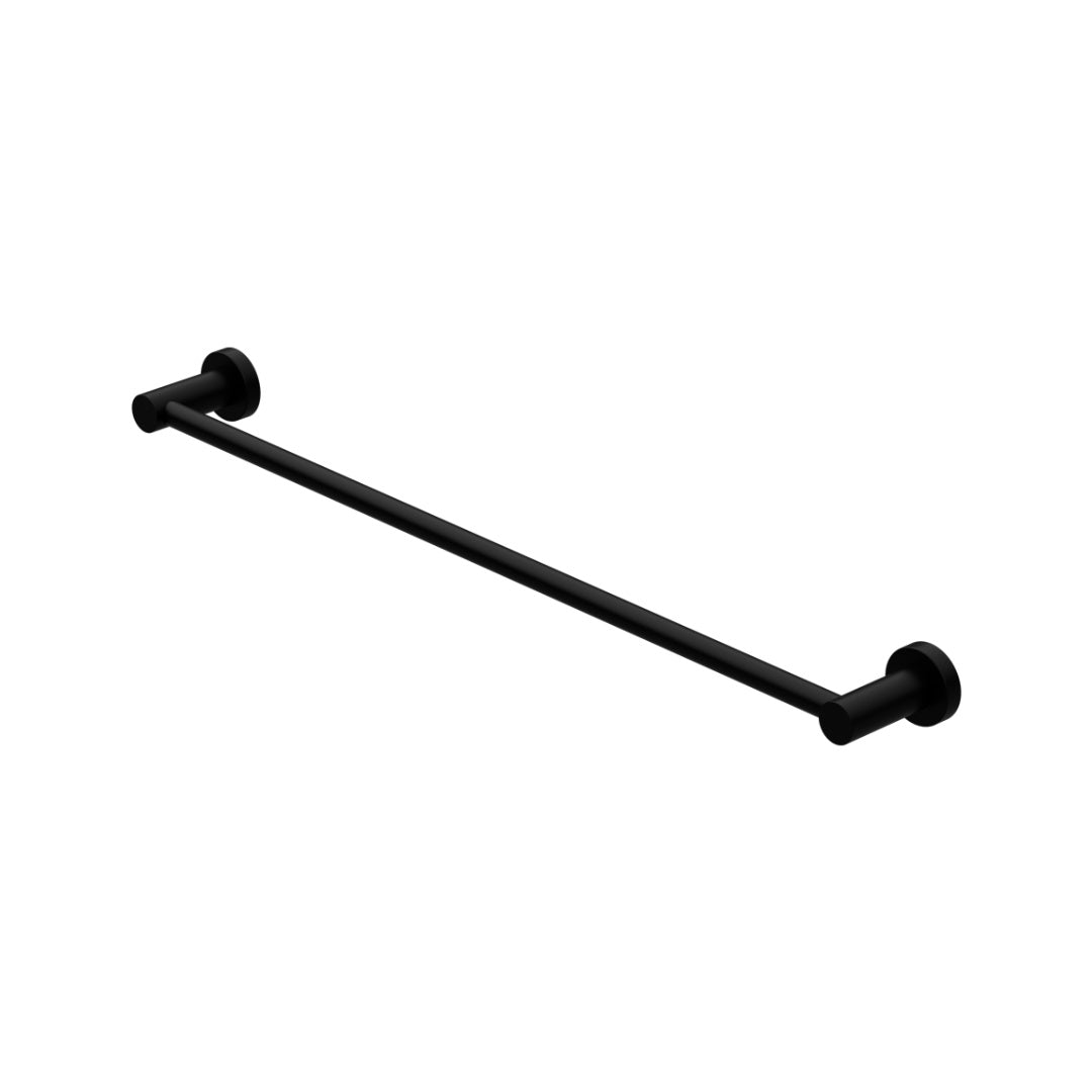 Nero Mecca Single Towel Rail 800mm - Matte Black - NR1930MB
