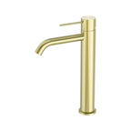 Nero Mecca Tall Basin Mixer - Brushed Gold - NR221901aBG