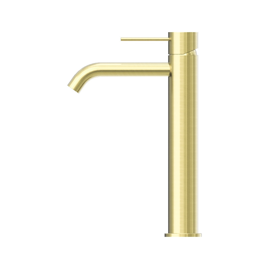 Nero Mecca Tall Basin Mixer - Brushed Gold - NR221901aBG