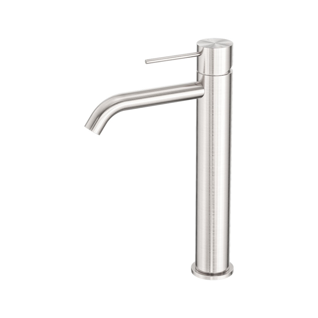 Nero Mecca Tall Basin Mixer - Brushed Nickel - NR221901aBN