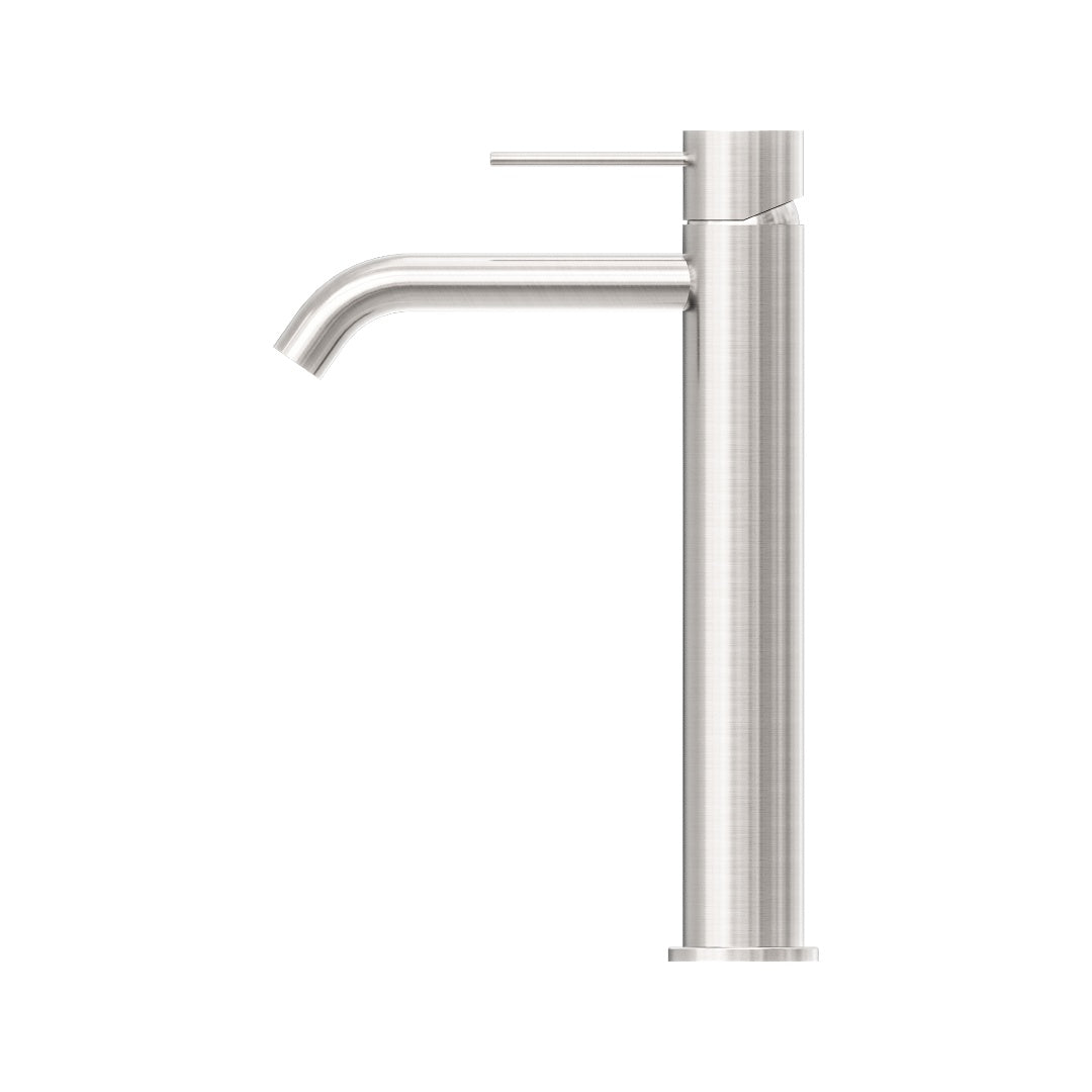 Nero Mecca Tall Basin Mixer - Brushed Nickel - NR221901aBN