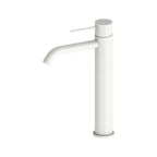 Nero Mecca Tall Basin Mixer - Matte White - NR221901aMW