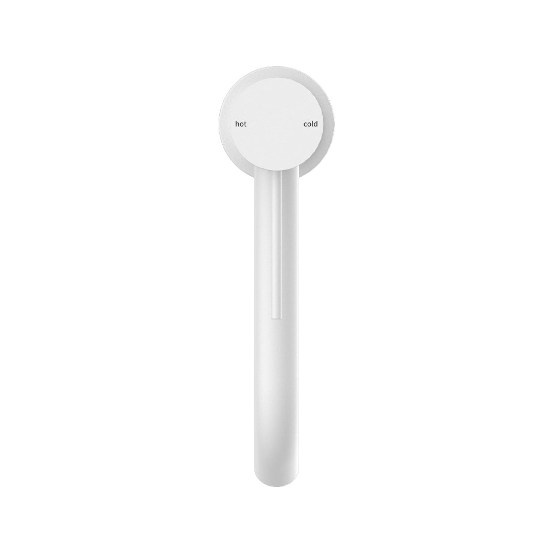 Nero Mecca Tall Basin Mixer - Matte White - NR221901aMW