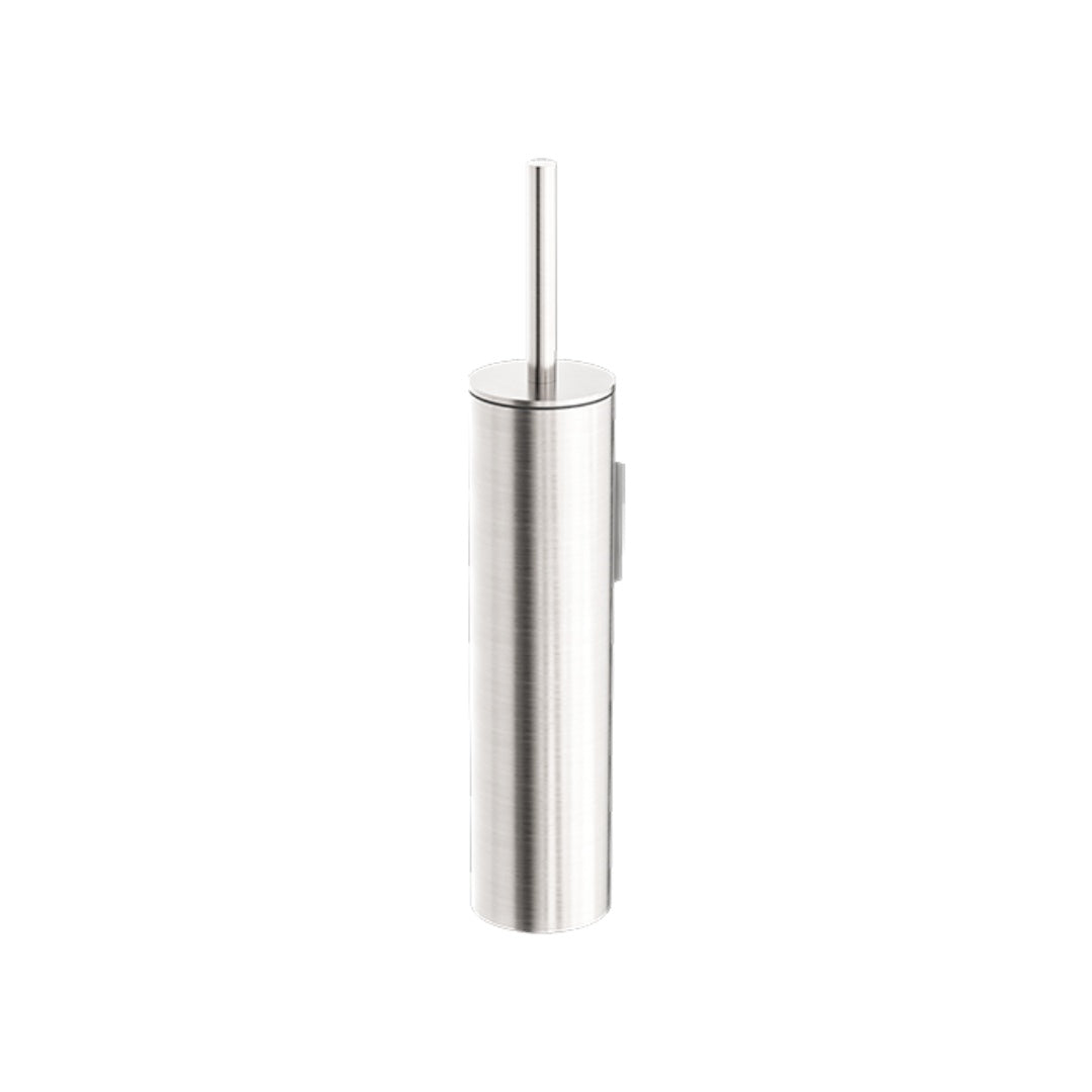 Nero Mecca Toilet Brush Holder - Brushed Nickel - NR1988BN