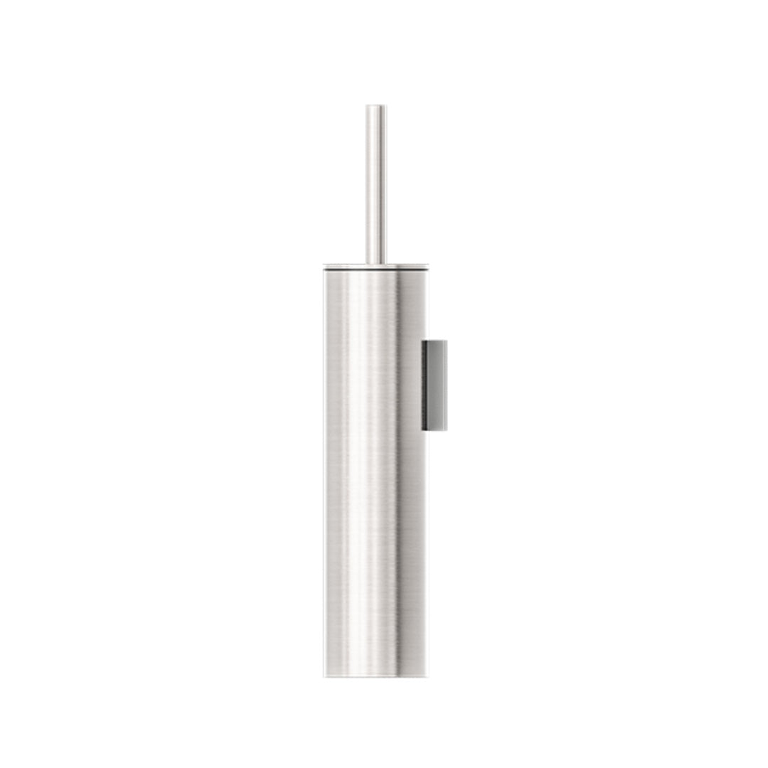 Nero Mecca Toilet Brush Holder - Brushed Nickel - NR1988BN