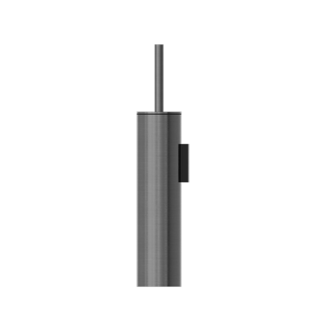 Nero Mecca Toilet Brush Holder - Gun Metal - NR1988GM