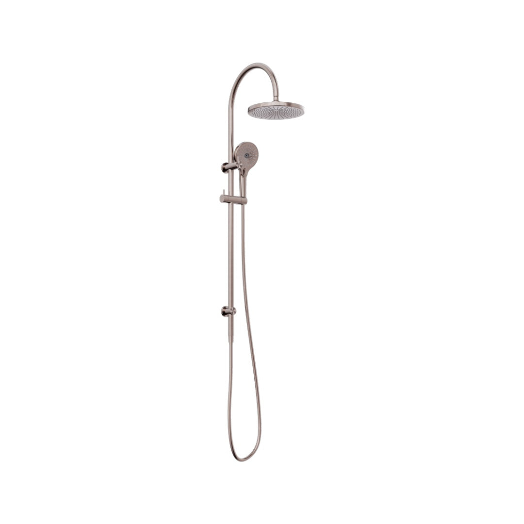 Nero Mecca Twin Shower - Brushed Bronze - NR221905eBZ