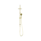 Nero Mecca Twin Shower With Air Shower - Brushed Gold - NR221905bBG