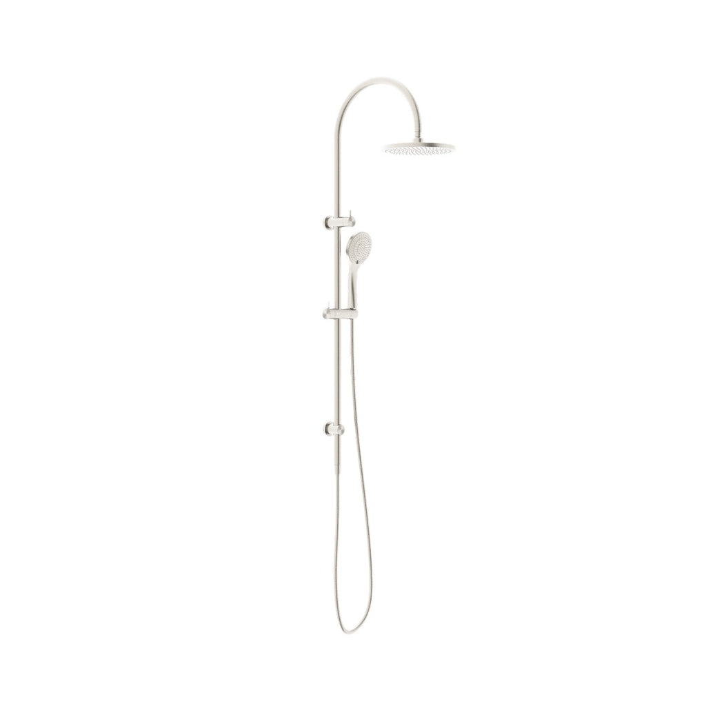 Nero Mecca Twin Shower With Air Shower - Brushed Nickel - NR221905bBN