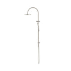 Nero Mecca Twin Shower With Air Shower - Brushed Nickel - NR221905bBN