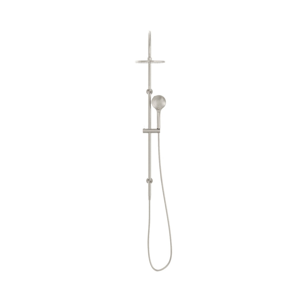 Nero Mecca Twin Shower With Air Shower - Brushed Nickel - NR221905bBN