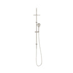 Nero Mecca Twin Shower With Air Shower - Brushed Nickel - NR221905bBN
