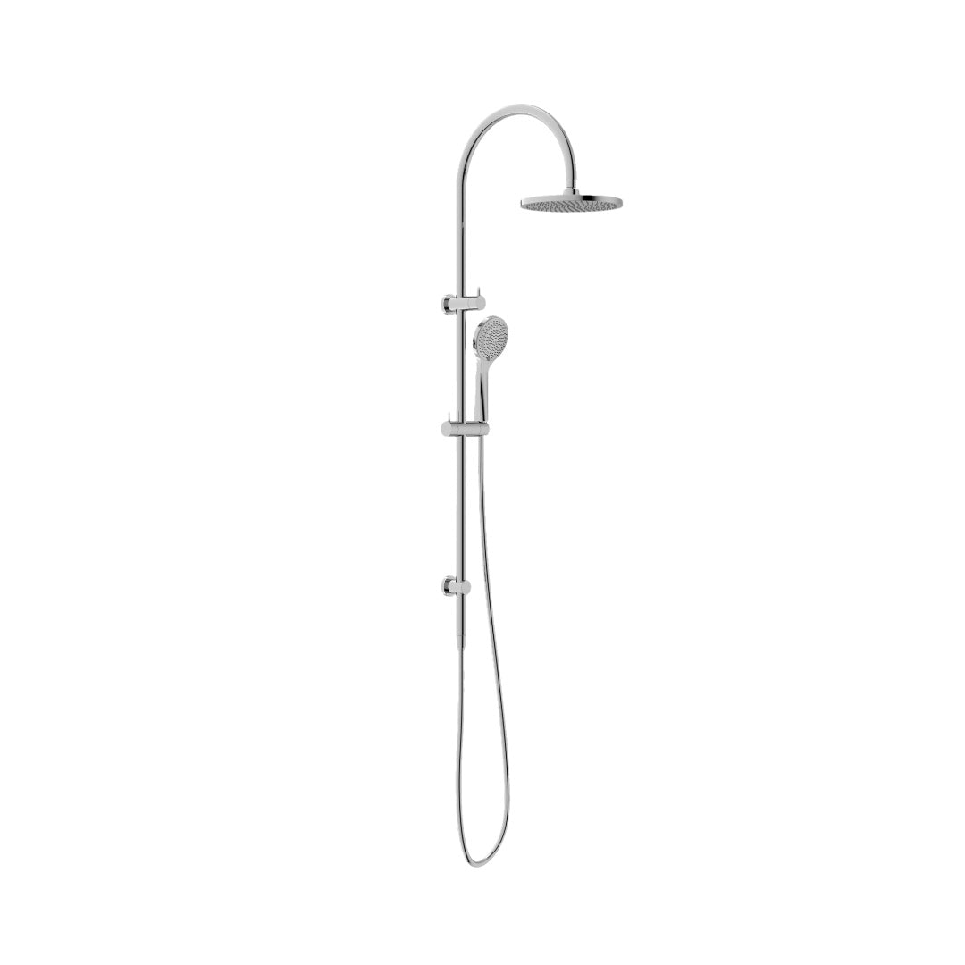 Nero Mecca Twin Shower With Air Shower - Chrome - NR221905bCH