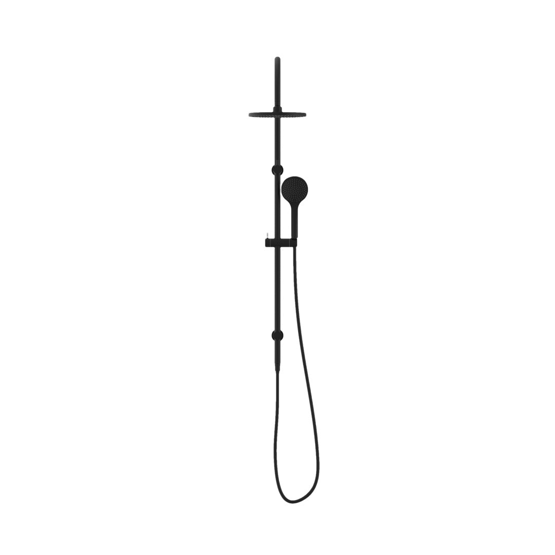 Nero Mecca Twin Shower With Air Shower - Matte Black - NR221905bMB