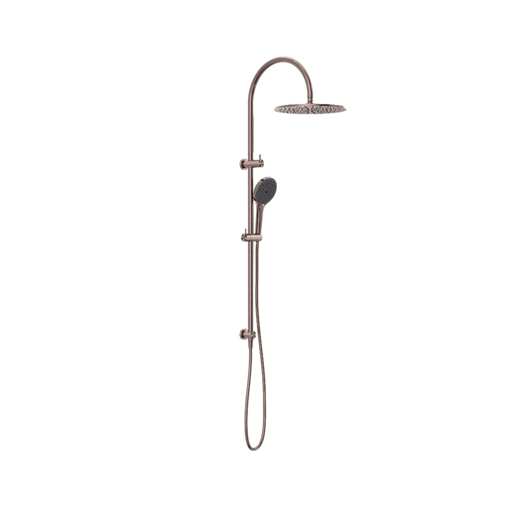Nero Mecca Twin Shower With Air Shower II - Brushed Bronze - NR221905HBZ