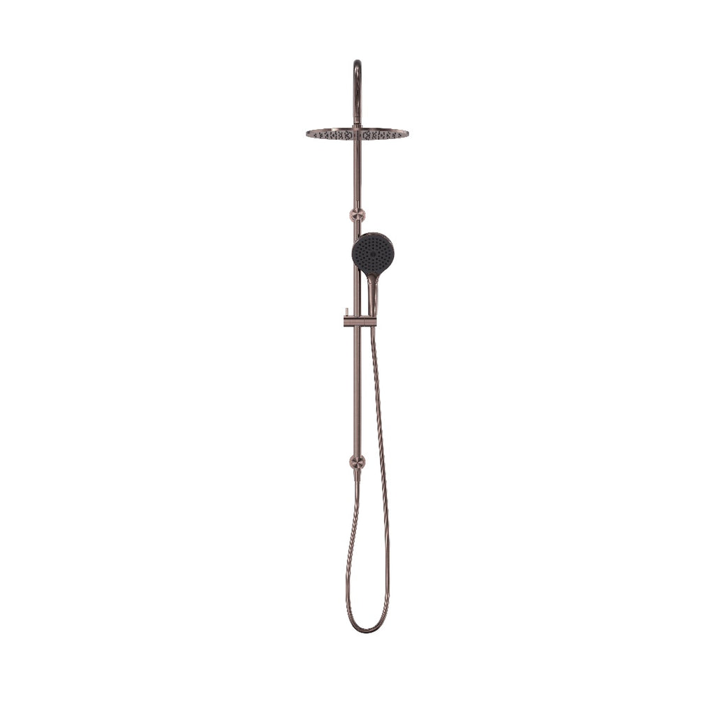 Nero Mecca Twin Shower With Air Shower II - Brushed Bronze - NR221905HBZ
