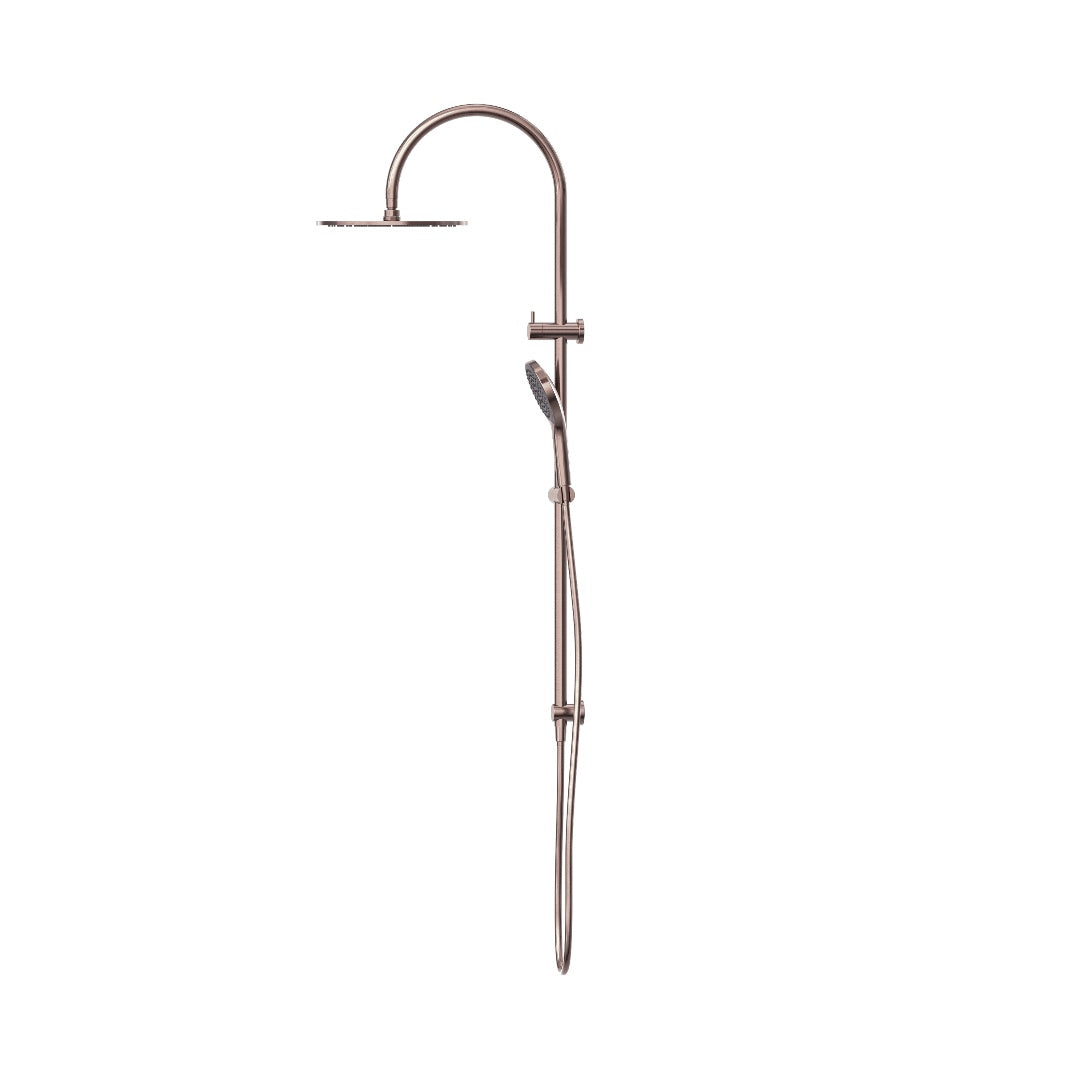 Nero Mecca Twin Shower With Air Shower II - Brushed Bronze - NR221905HBZ