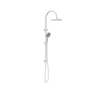 Nero Mecca Twin Shower With Air Shower II - Brushed Nickel - NR221905HBN