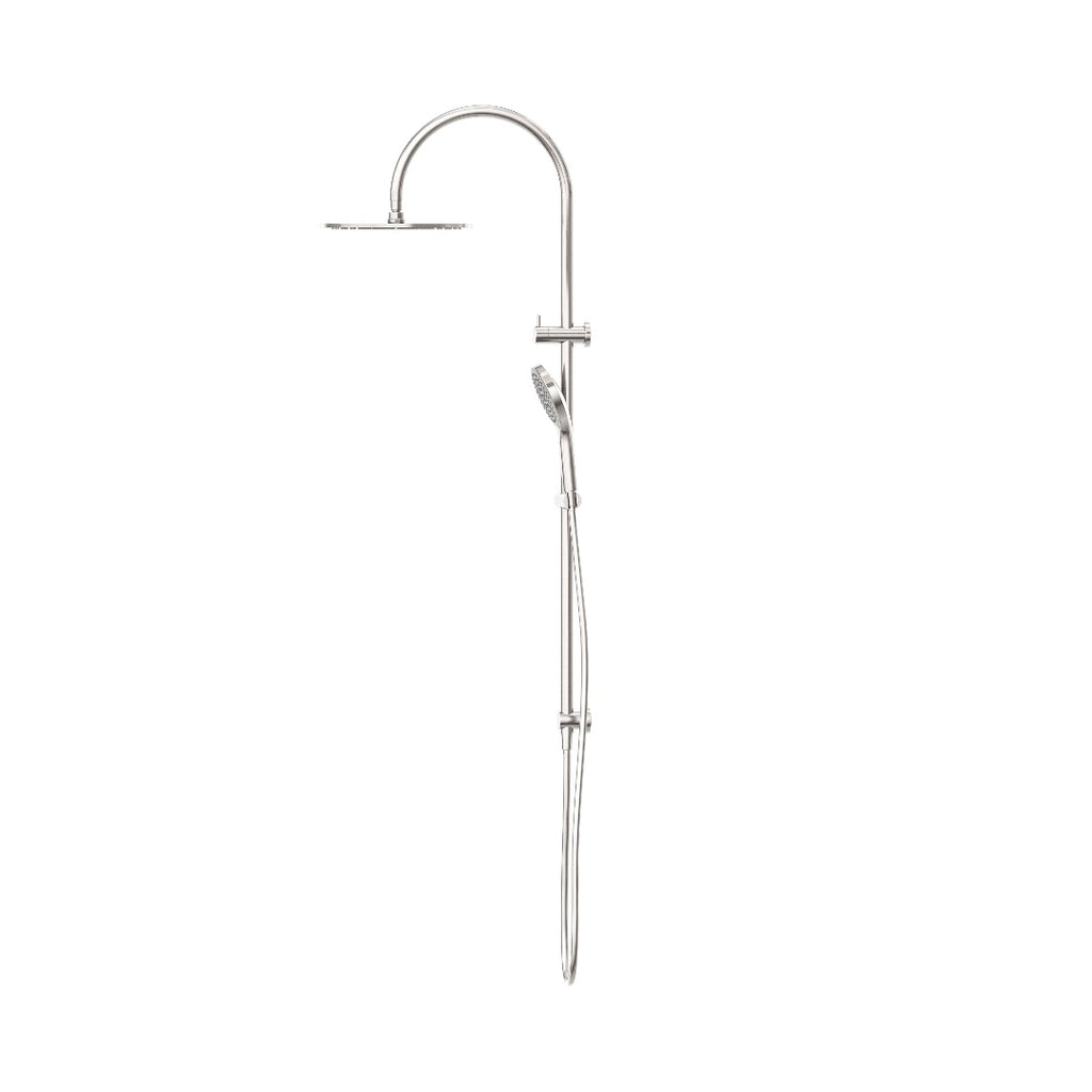 Nero Mecca Twin Shower With Air Shower II - Brushed Nickel - NR221905HBN