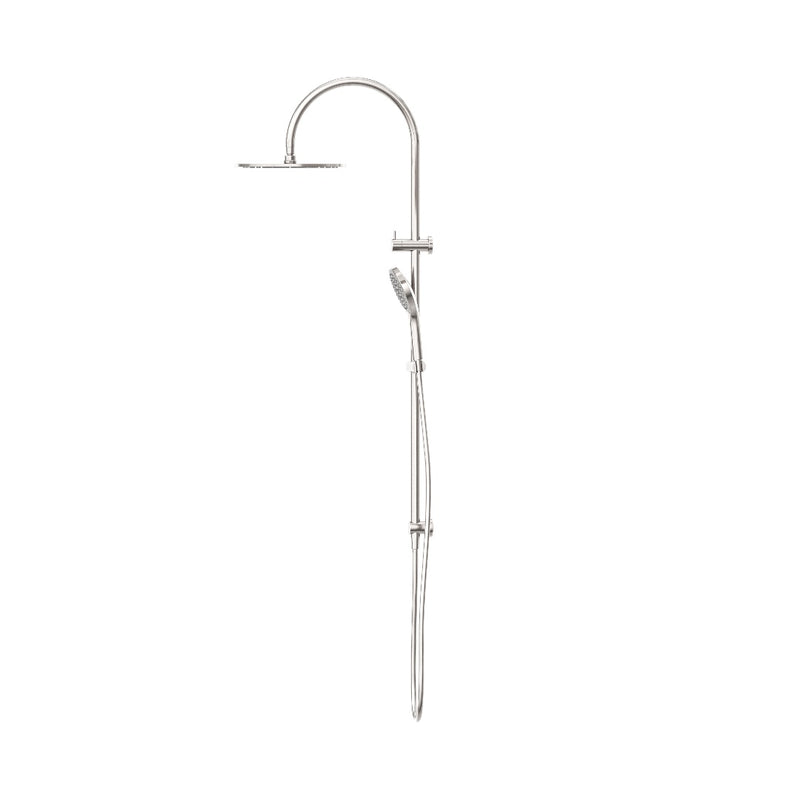 Nero Mecca Twin Shower With Air Shower II - Brushed Nickel