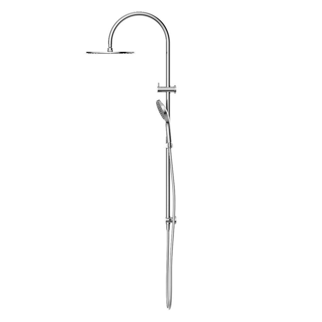 Nero Mecca Twin Shower With Air Shower II - Chrome - NR221905HCH
