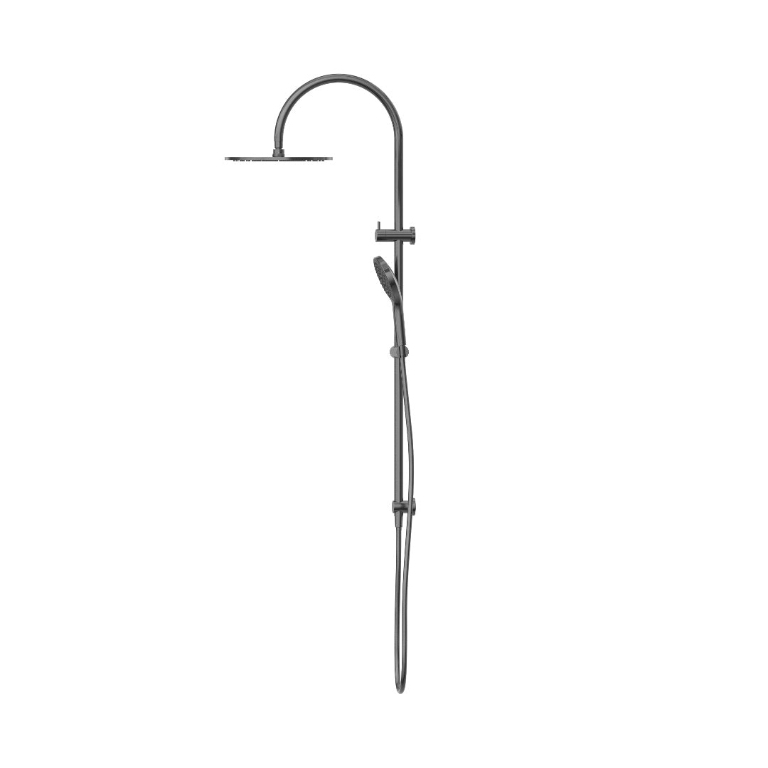 Nero Mecca Twin Shower With Air Shower II - Gun Metal - NR221905HGM