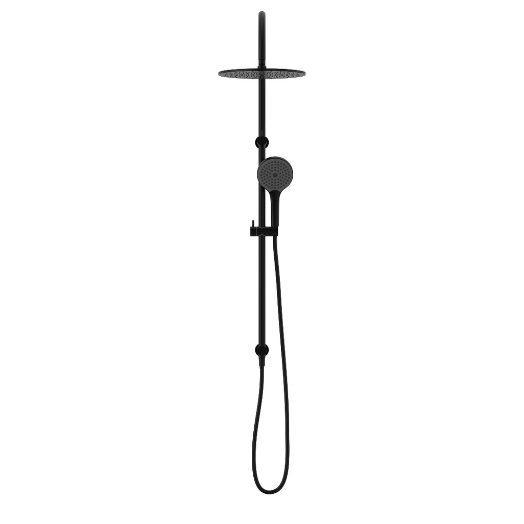Nero Mecca Twin Shower With Air Shower II - Matte Black - NR221905HMB