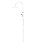 Nero Mecca Twin Shower With Air Shower II - Matte White - NR221905HMW
