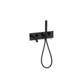 Nero Mecca Wall Mount Bath Mixer With Hand Shower - Matte Black - NR221903dMB