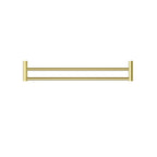 Nero New Mecca Double Towel Rail 600mm - Brushed Gold - NR2324dBG