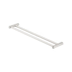Nero New Mecca Double Towel Rail 600mm - Brushed Nickel - NR2324dBN
