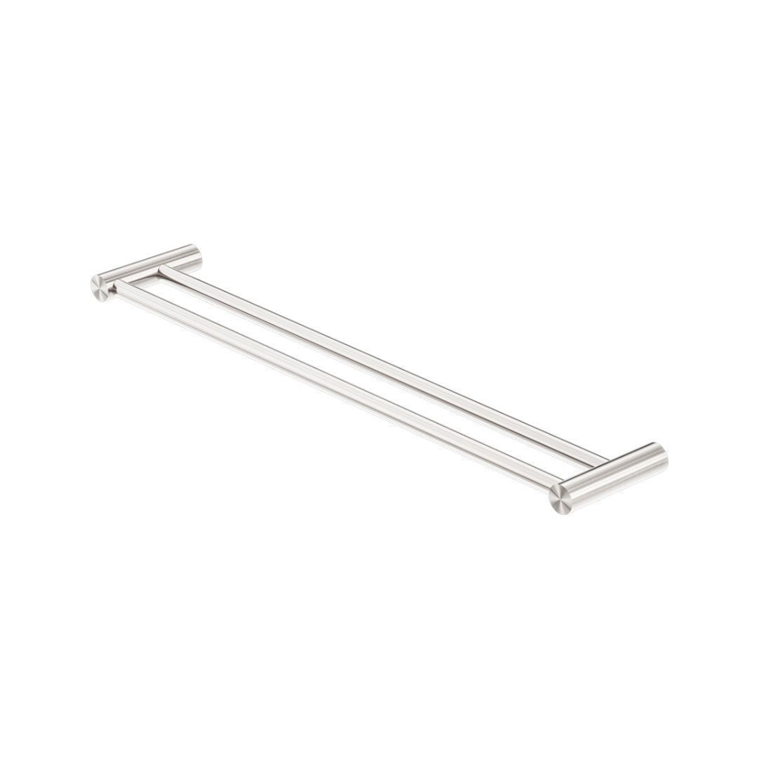 Nero New Mecca Double Towel Rail 600mm - Brushed Nickel - NR2324dBN