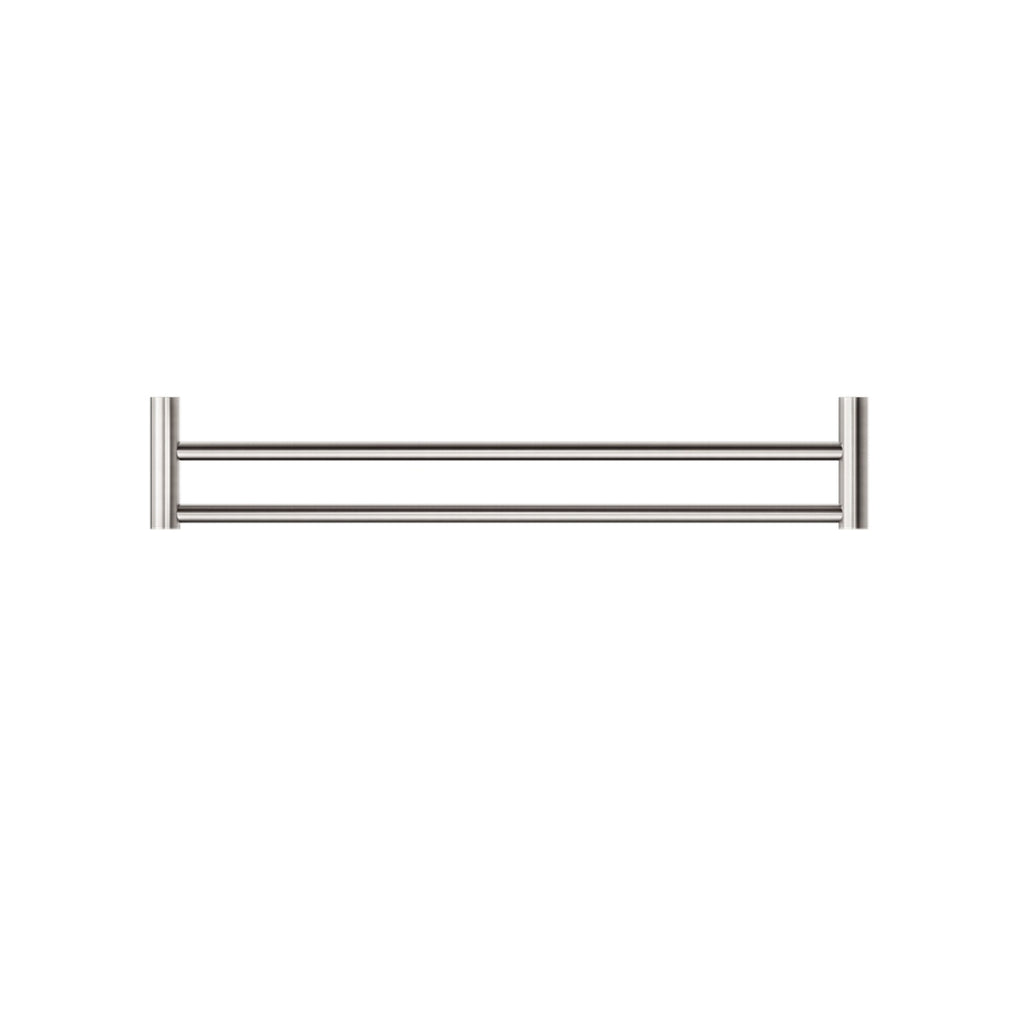 Nero New Mecca Double Towel Rail 600mm - Brushed Nickel - NR2324dBN