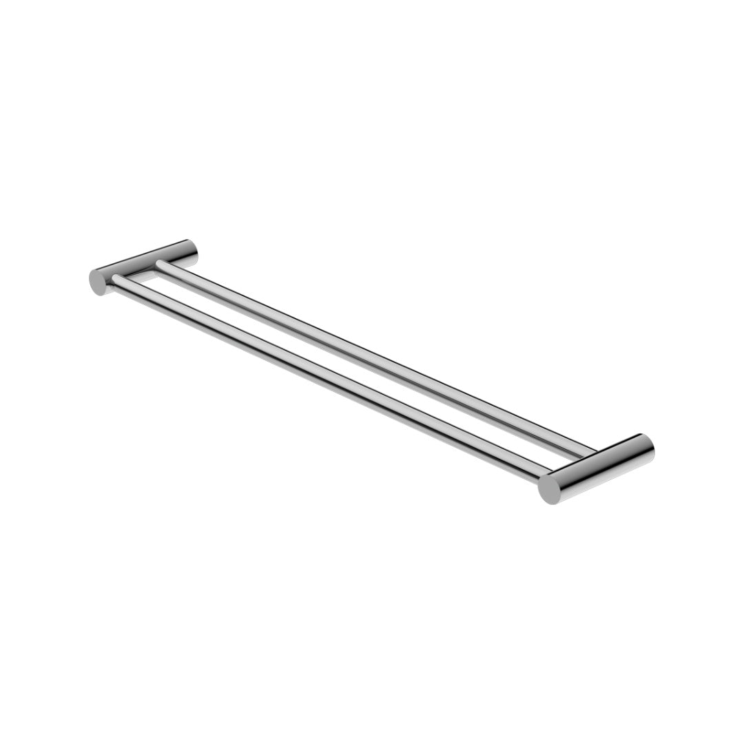 Nero New Mecca Double Towel Rail 800mm - Chrome - NR2330dCH