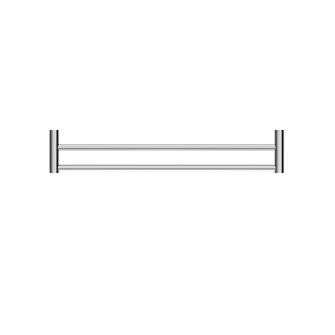 Nero New Mecca Double Towel Rail 800mm - Chrome - NR2330dCH