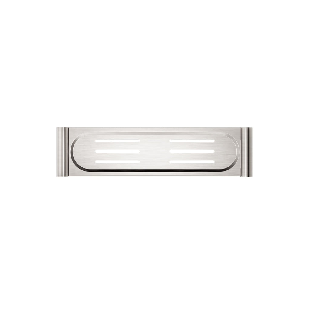 Nero New Mecca Metal Shower Shelf - Brushed Nickel - NR2387aBN