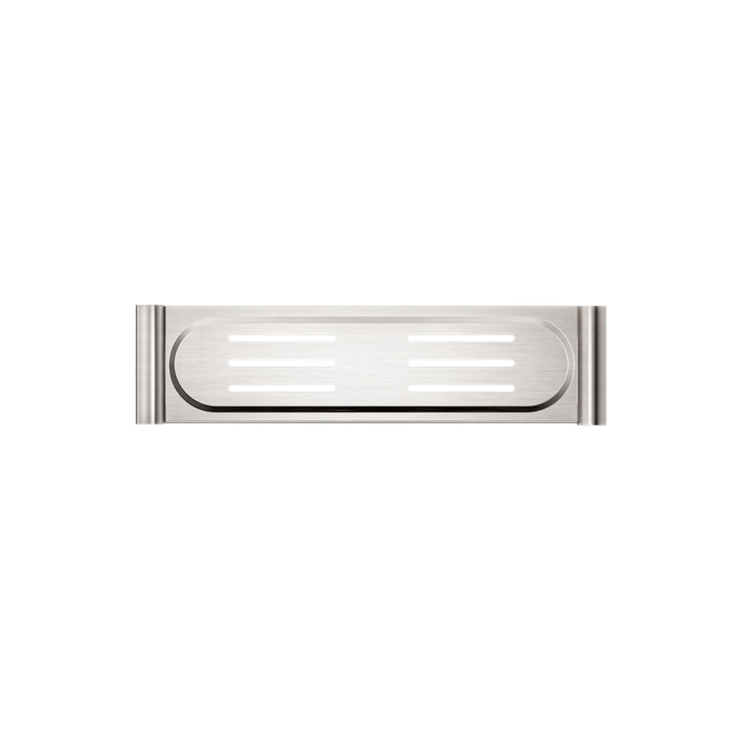 Nero New Mecca Metal Shower Shelf - Brushed Nickel - NR2387aBN