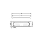 Nero New Mecca Metal Shower Shelf - Chrome - NR2387aCH